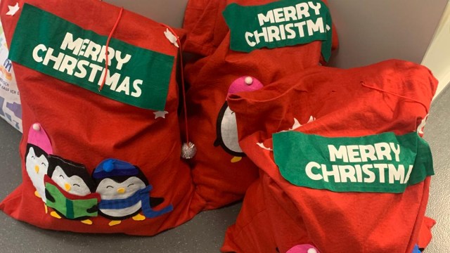 Nikolaus in der Kita am Förderturm zu Gast - 