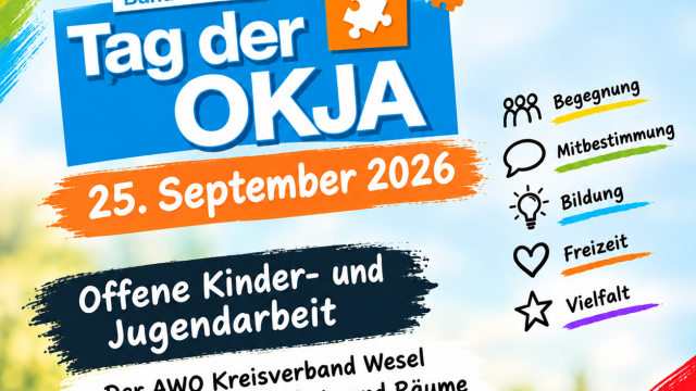 Tag der Offenen Kinder- und Jugendarbeit 2026 - Am heutigen Freitag, 25. September 2026, ist es wieder so weit: Der bundesweite “Tag der Offenen Kinder- und Jugendarbeit 2026” (OKJA) findet statt. 