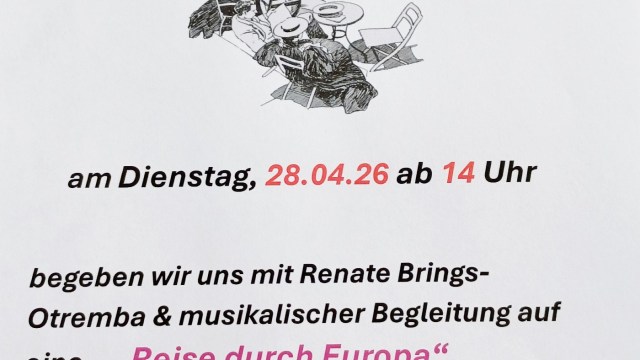 Kulturcafé im AWO-Treff Kapellen - Eine Reise durch Europa