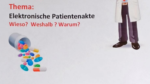 Achtung! Der Doktor kommt! Vortrag über die “Elektronische Patientenakte” im AWO-Treff Kapellen - Am Dienstag, 5. Mai, um 16 Uhr, kommt „der Doktor“ in den AWO-Treff Kapellen, Ehrenmalstraße 2 in 47447 Moers.