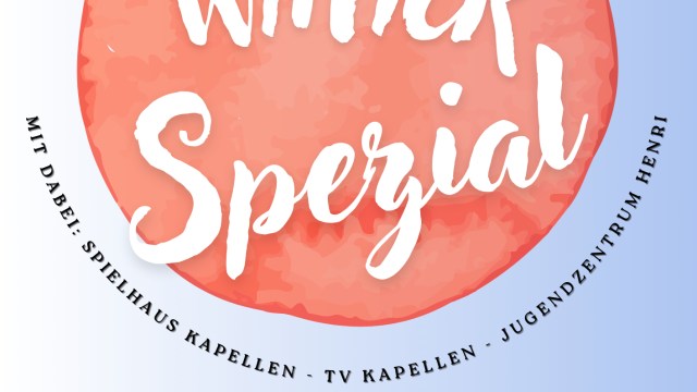 „Winter spezial“ heißt es am kommenden Freitag wieder im AWO Jugendzentrum Henri in Moers-Kapellen an der Industriestraße 9b, 47447 Moers. - 