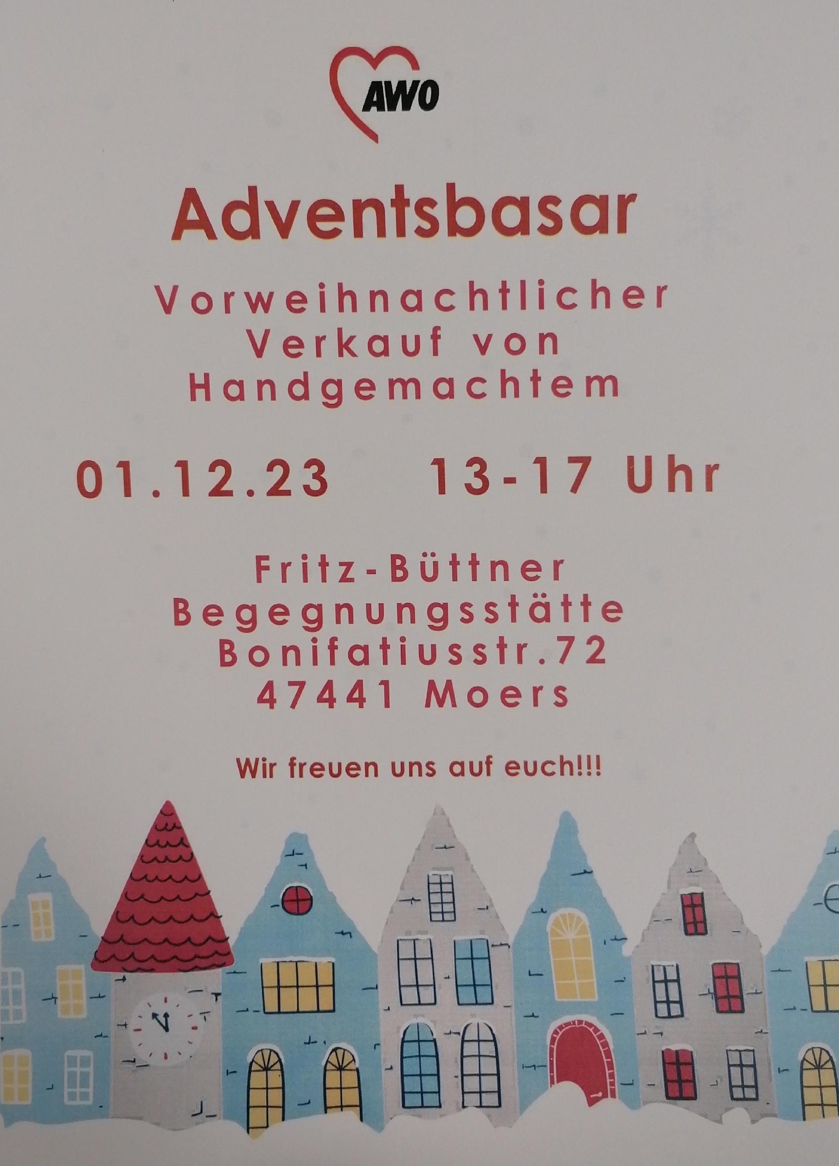 Es weihnachtet - AWO Adventsbasar in Moers-Asberg