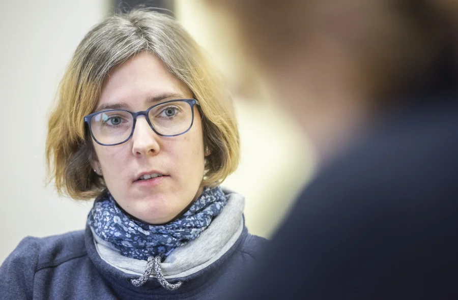 Bianca Zimmermann im Gespräch Bianca Zimmermann im Gespräch